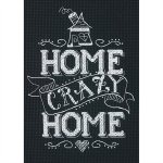 (image for) Mini Home Crazy Home Counted Cross Stitch Kit